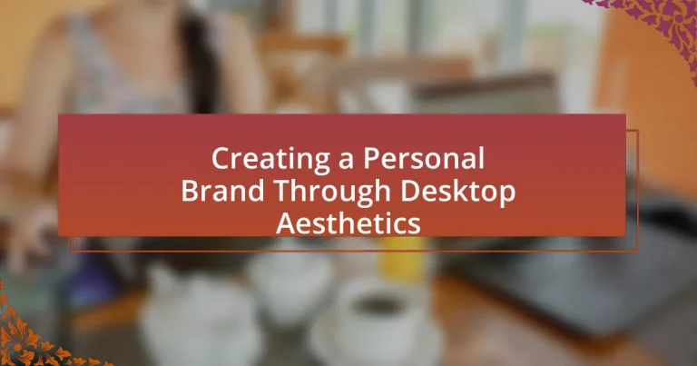 Creating a Personal Brand Through Desktop Aesthetics