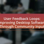 User Feedback Loops: Improving Desktop Software Through Community Input