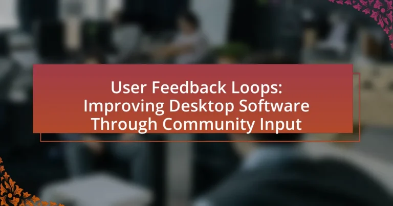 User Feedback Loops: Improving Desktop Software Through Community Input